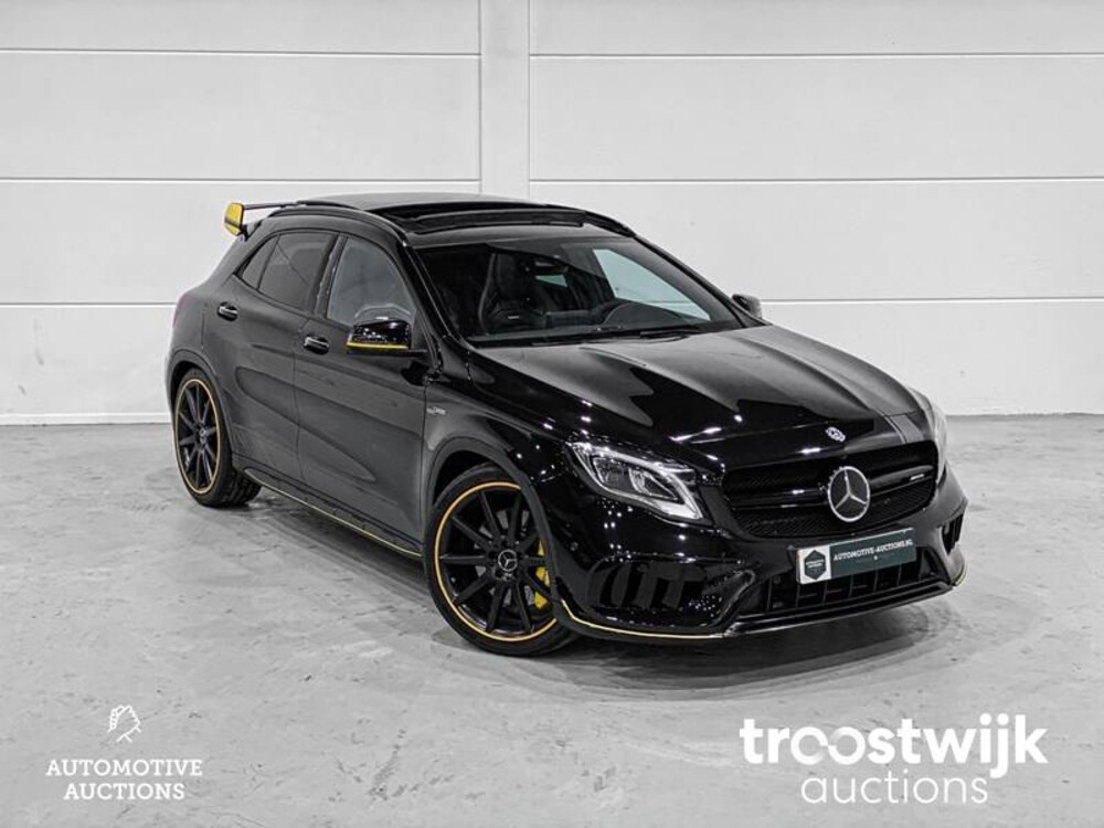 Mercedes-Benz GLA45 AMG 4Matic Yellow Night Edition Car