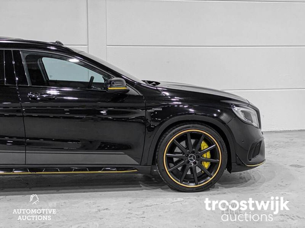 Mercedes-Benz GLA45 AMG 4Matic Yellow Night Edition Car