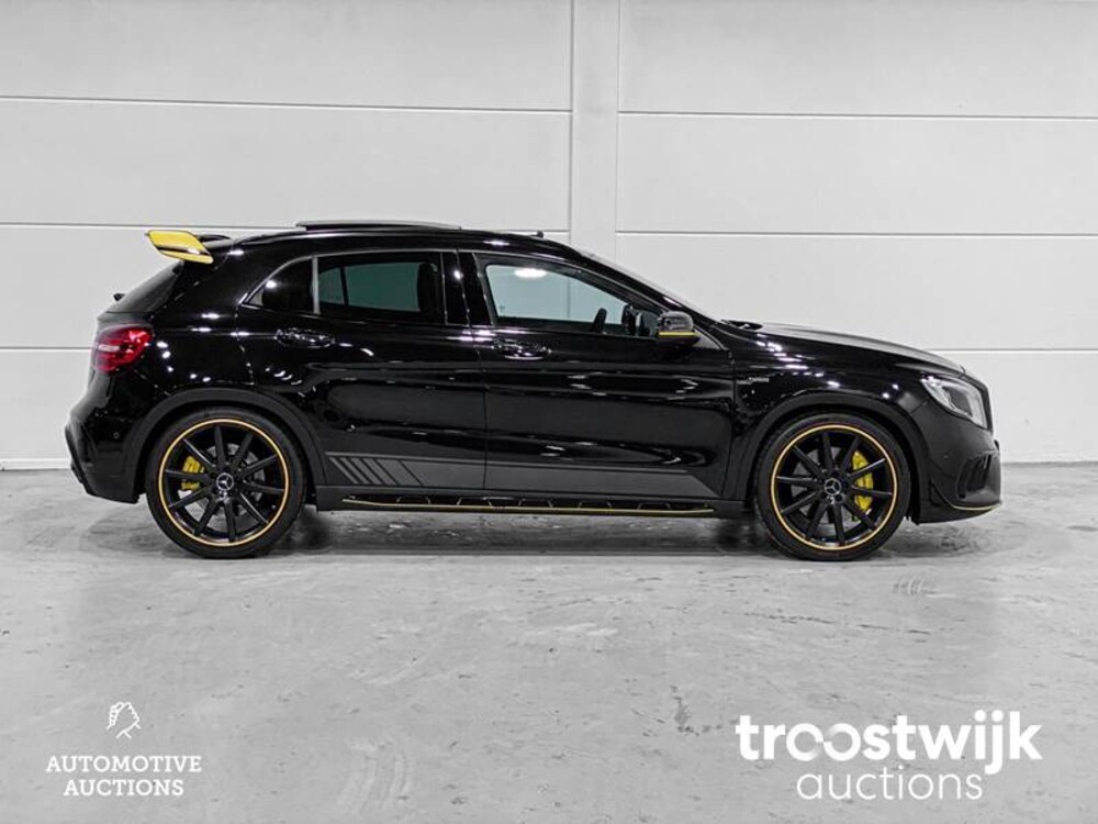 Mercedes-Benz GLA45 AMG 4Matic Yellow Night Edition Car