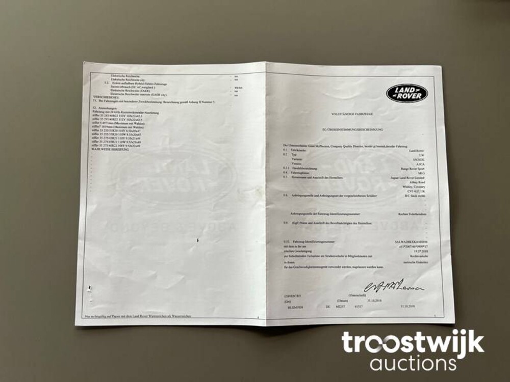 Land Rover Range Rover Sport SDV6 FACELIFT Autobiography Dynamic Car