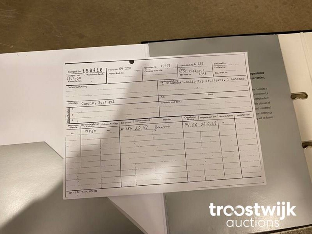 Porsche 356A 1600 Cabriolet 1958, PM-34-12 