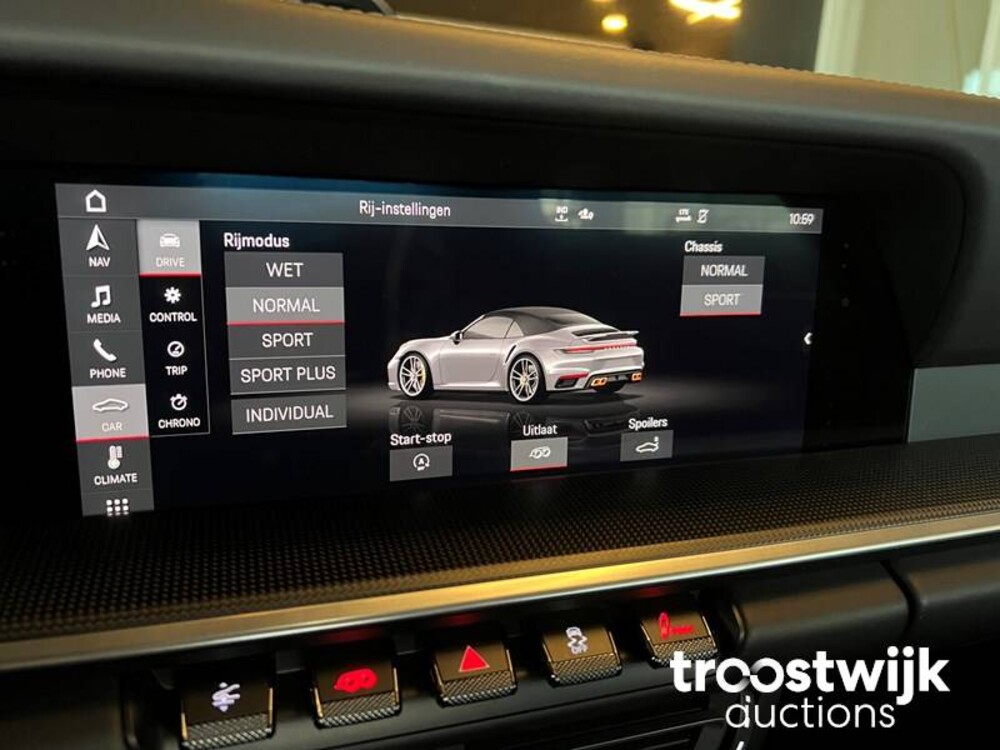 Porsche 911 992 Turbo S Cabriolet Sportchrono 650pk 2020 -Garantie-