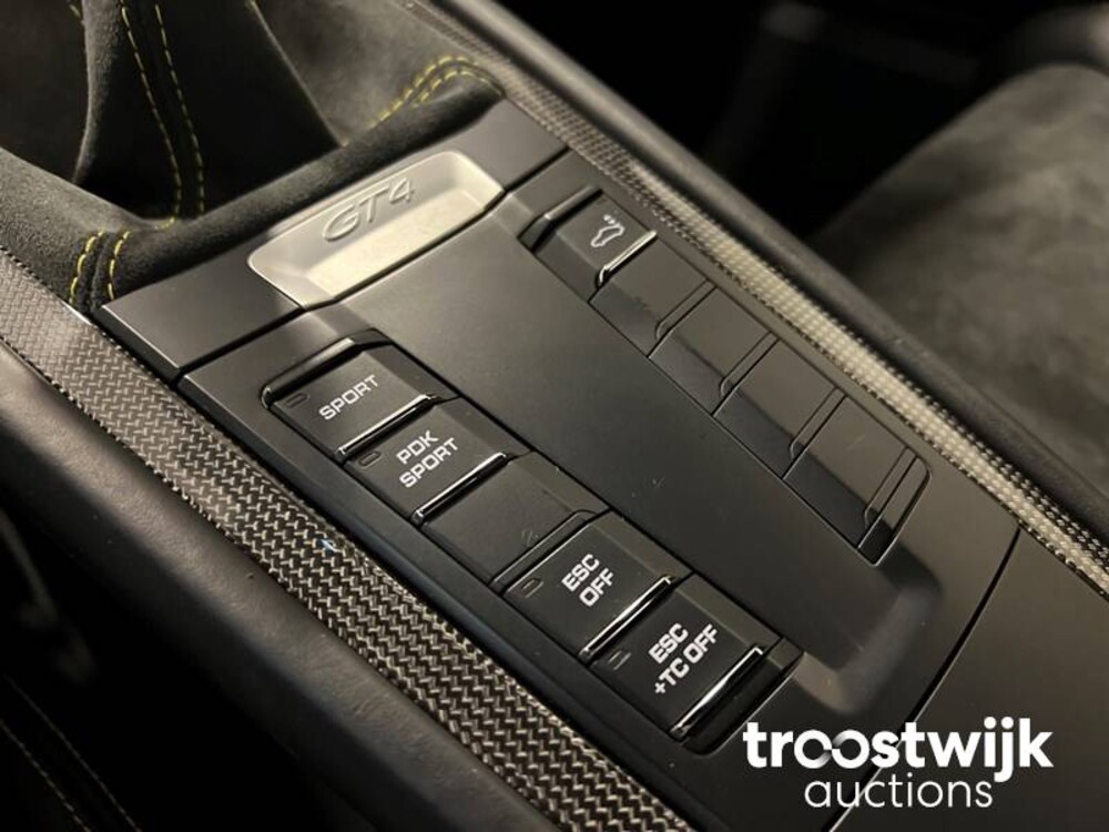 Porsche Cayman GT4 981 SportChrono 385pk 2016