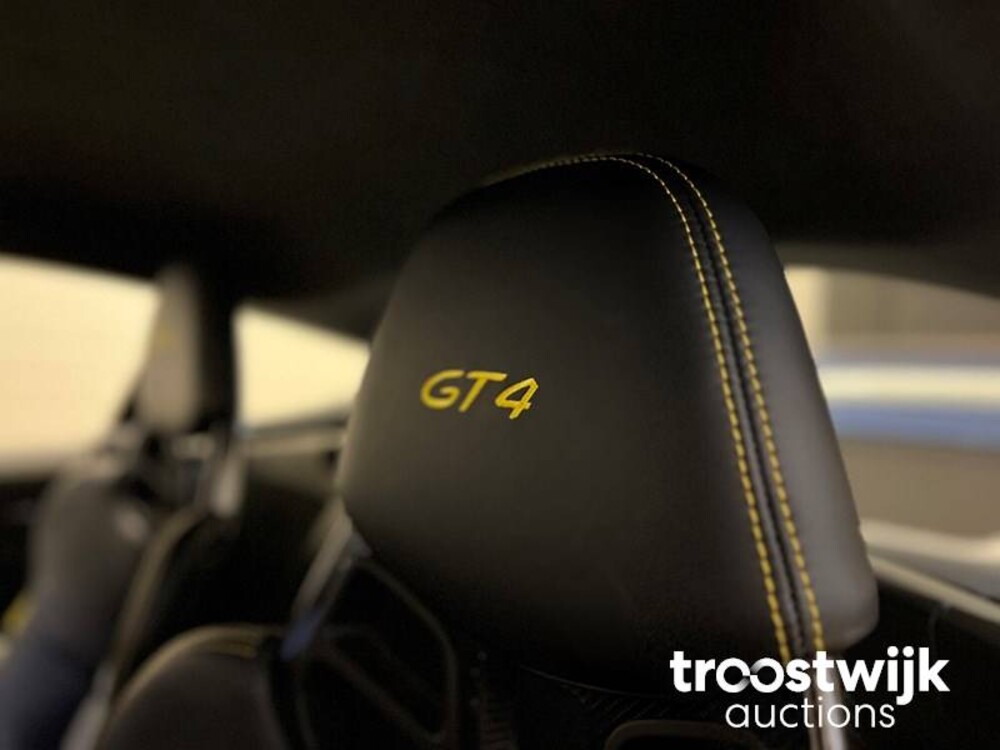 Porsche Cayman GT4 981 SportChrono 385pk 2016