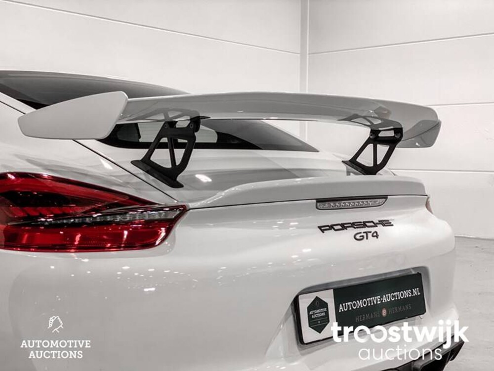 Porsche Cayman GT4 981 SportChrono 385pk 2016