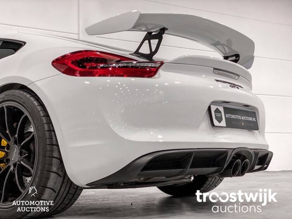 Porsche Cayman GT4 981 SportChrono 385pk 2016