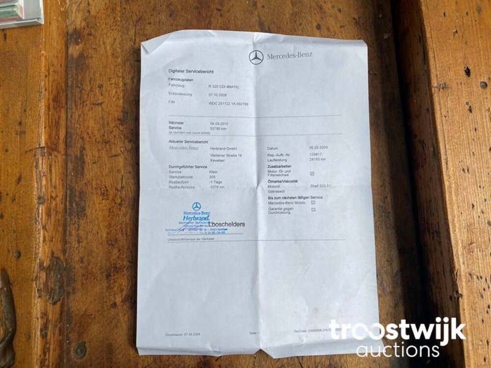 Mercedes-Benz R320 CDI Lang 4Matic Auto