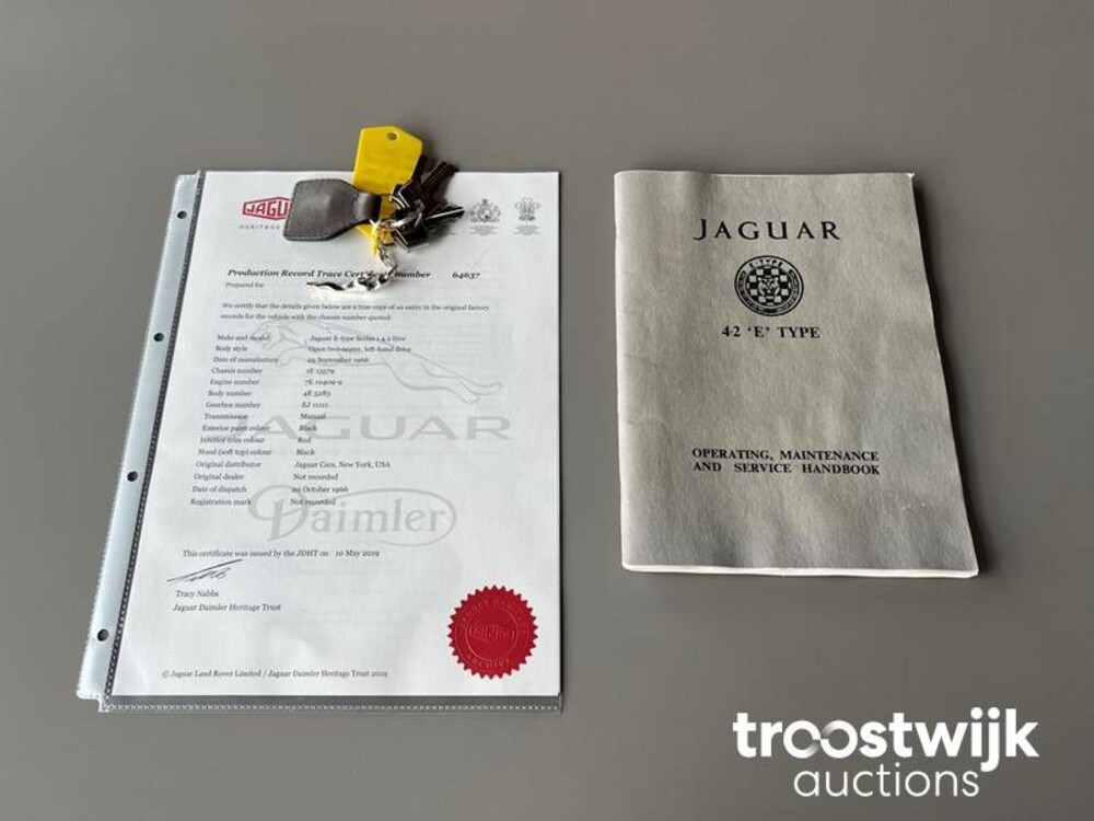 jaguar E-type S1 4.2 L6 OTS Car