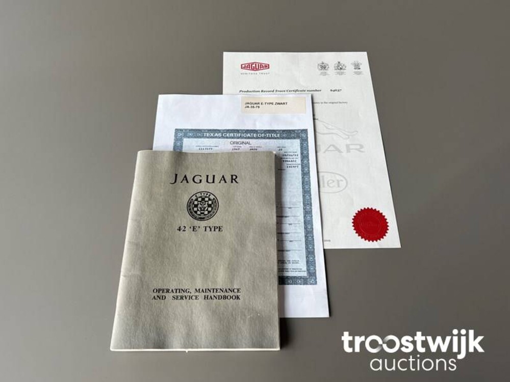 jaguar E-type S1 4.2 L6 OTS Car