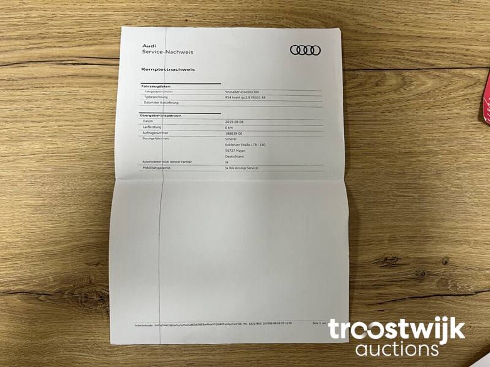 Audi RS4 2.9 V6 TFSI Quattro Car