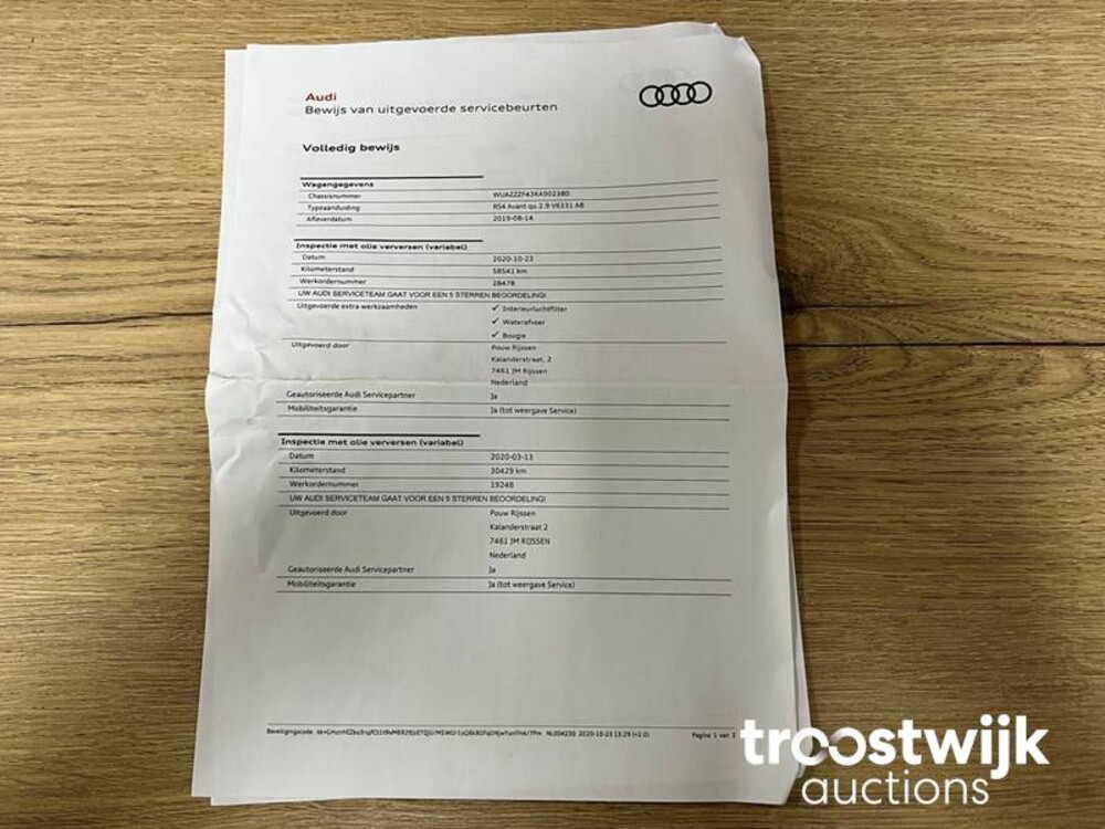 Audi RS4 2.9 V6 TFSI Quattro Car