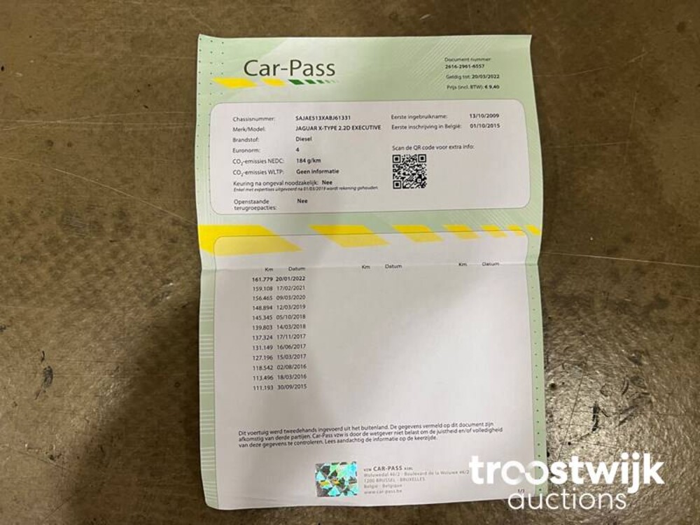 Jaguar X-Type Executive 2.2  155pk 2009