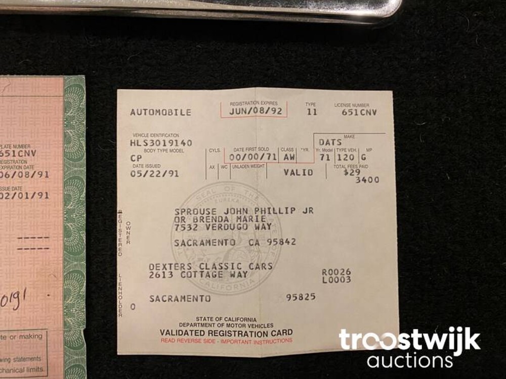 Datsun 240z Coupe Car