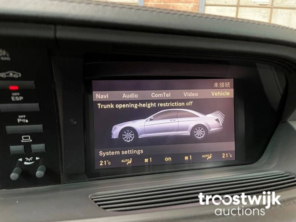 Mercedes-Benz CL63 AMG 6.3 V8 CL-Klasse 525pk 2007 -Youngtimer-