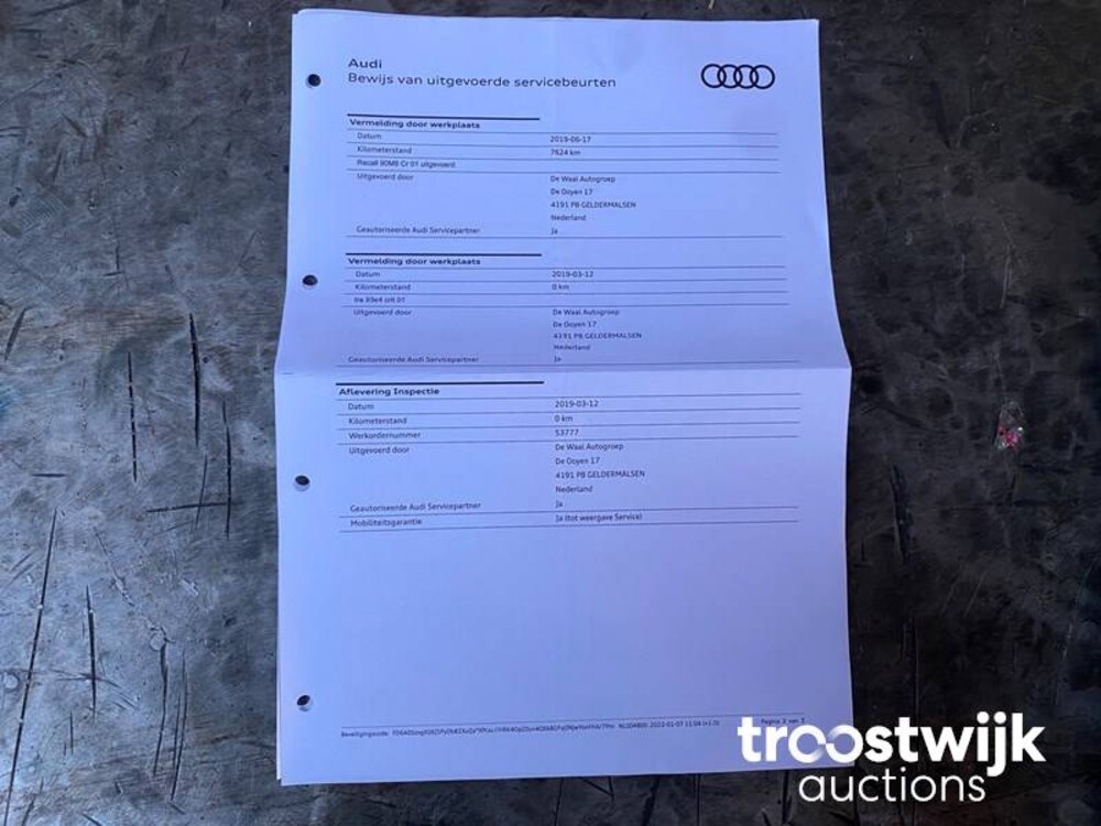 Audi e-tron EDITION ONE 55 Quattro Advanced 95 kWh 215pk 2018 -Orig NL-, XH-842-D