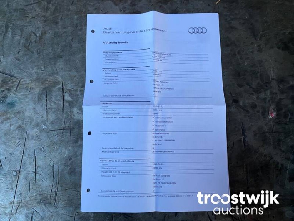 Audi e-tron EDITION ONE 55 Quattro Advanced 95 kWh 215pk 2018 -Orig NL-, XH-842-D