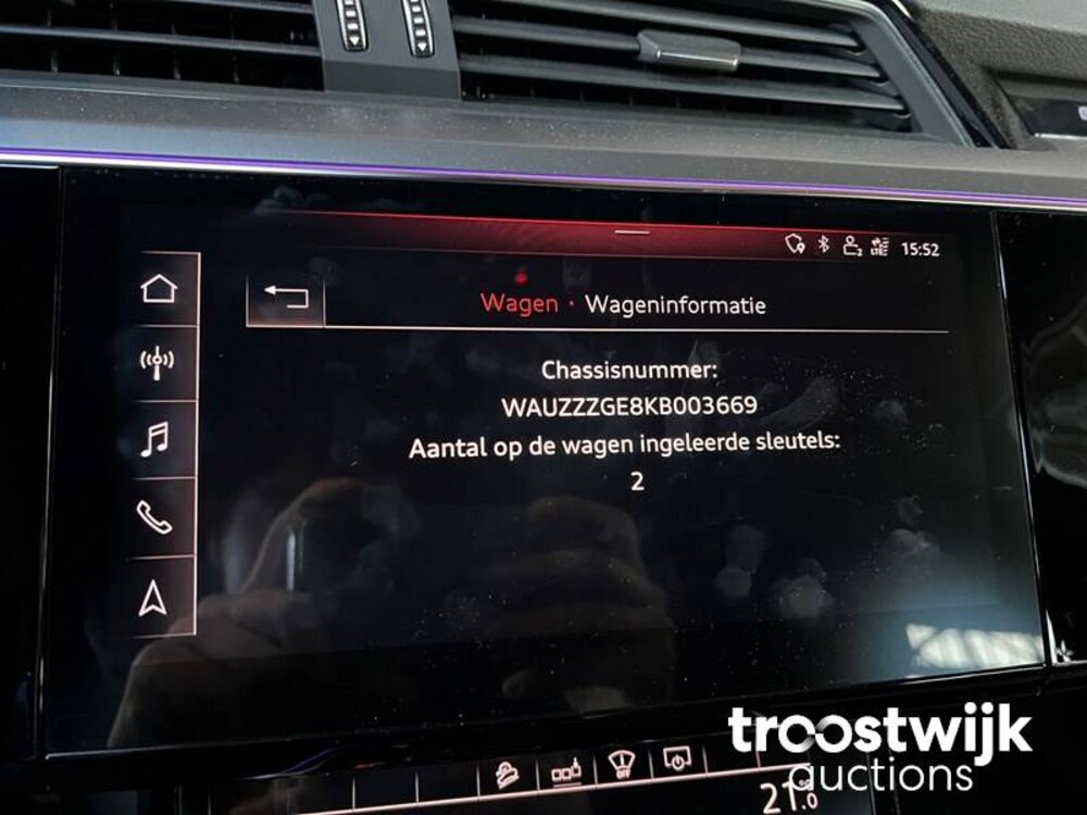 Audi e-tron 55 quattro advanced Pro Line Plus 95 kWh 361pk 2019, H-883-XZ