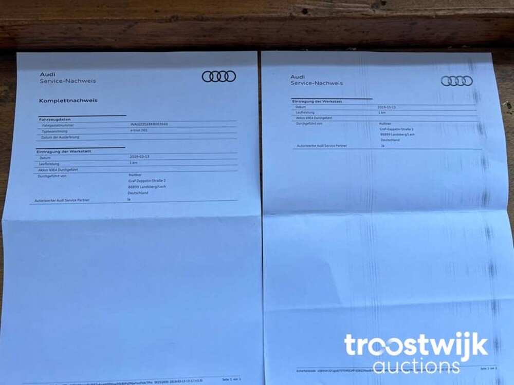 Audi e-tron 55 quattro advanced Pro Line Plus 95 kWh 361pk 2019, H-883-XZ