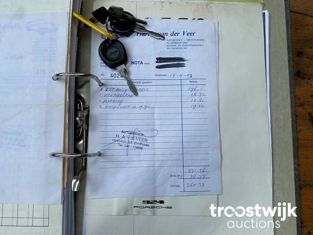 Porsche 924 Bieber Cabriolet 2.0  125pk 1976, 44-JZ-00