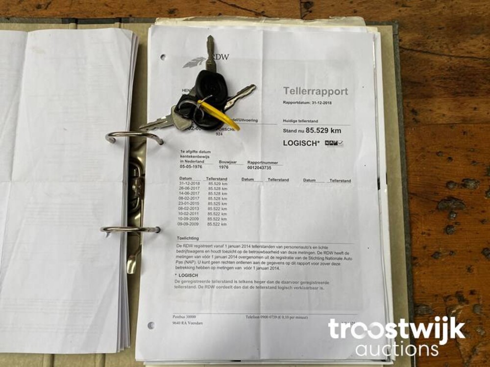 Porsche 924 Bieber Cabriolet 2.0  125pk 1976, 44-JZ-00