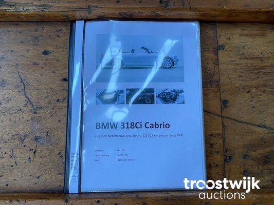 BMW 318Ci Executive 3-serie Cabriolet -Org. NL-, 04-LJ-KP