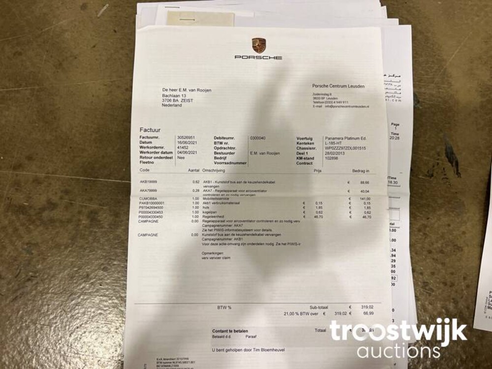 Porsche Panamera 3.6 Platinum Edition Auto