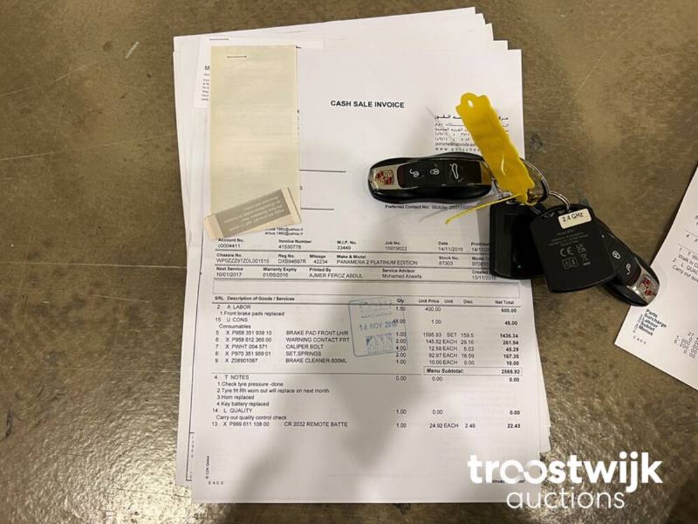 Porsche Panamera 3.6 Platinum Edition Auto