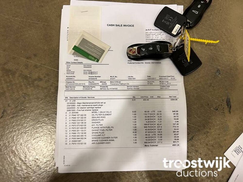 Porsche Panamera 3.6 Platinum Edition Auto