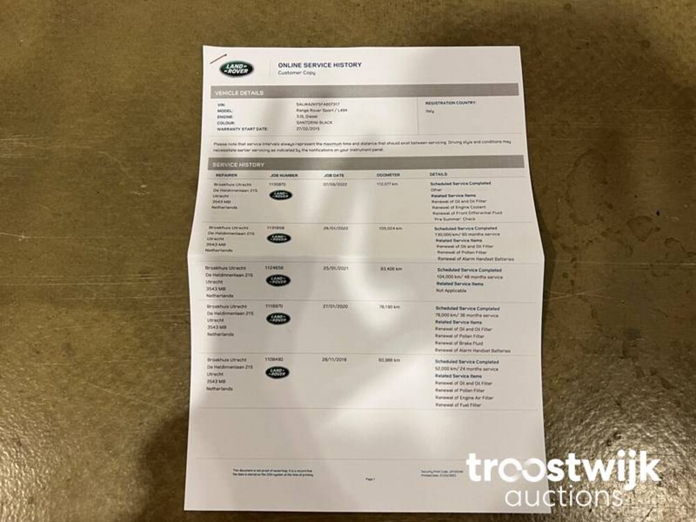 Land Rover Range Rover Sport 3.0 TDV6 HSE Dynamic Auto