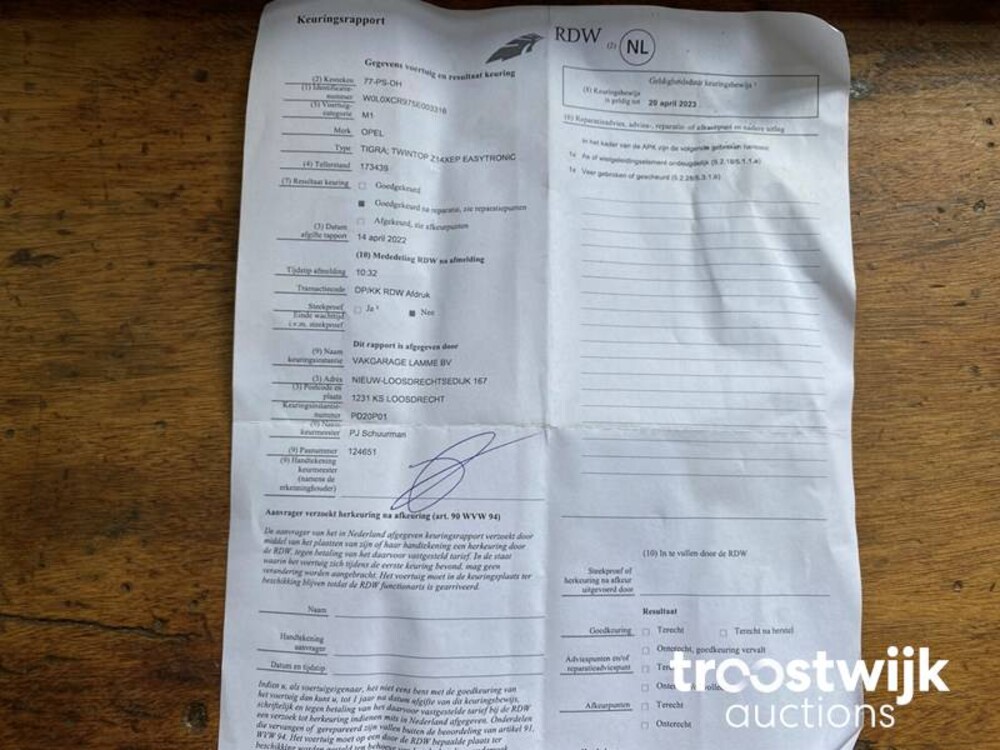 Opel Tigra TwinTop Cosmo Car