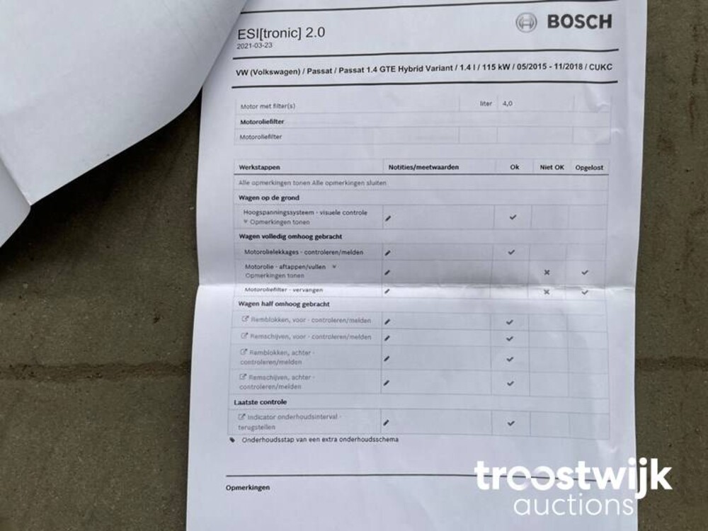 Volkswagen TSI GTE Highline 1.4 156pk 2015-Orig.NL-,HB-712-V - Automotive Auctions