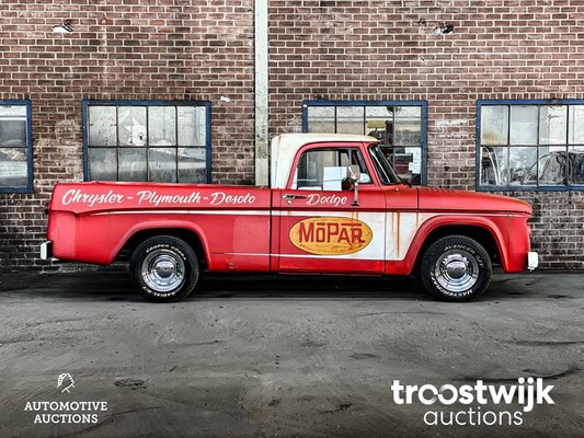 Dodge D100 Short Bed 7.2 V8 190pk 1960, BE-35-30