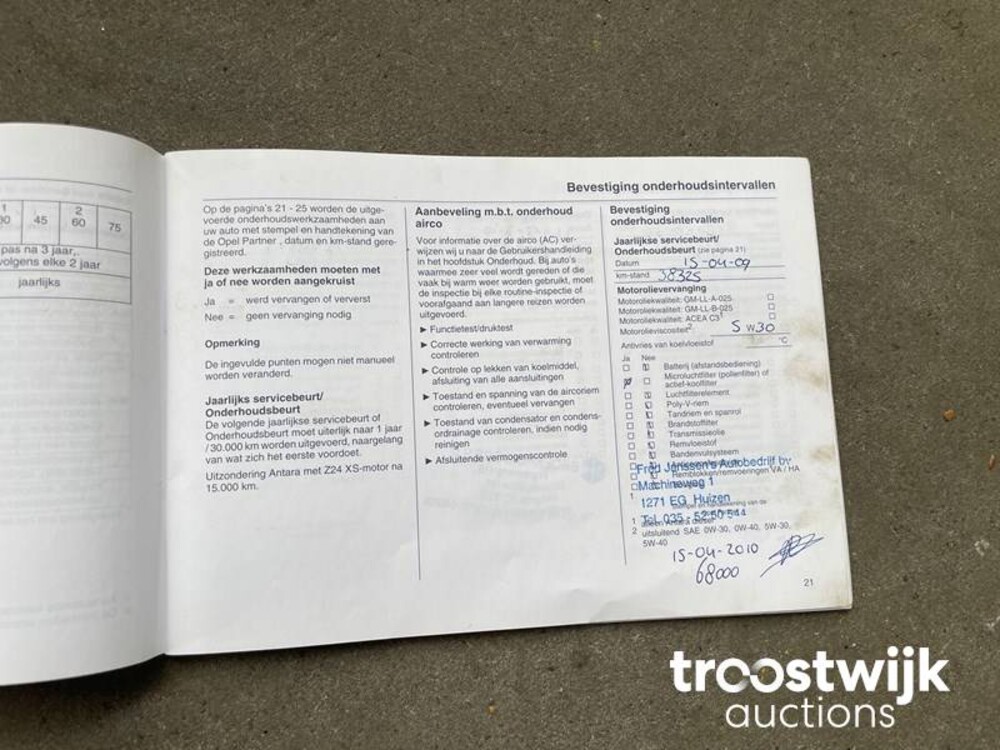 Opel Zafira Cosmo 2.2 Car