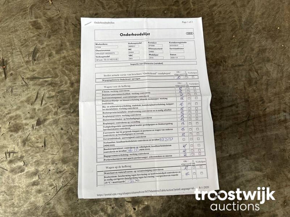 Audi Q8 S-Line 50 TDI  Quattro 286pk 2018, ZF-099-K