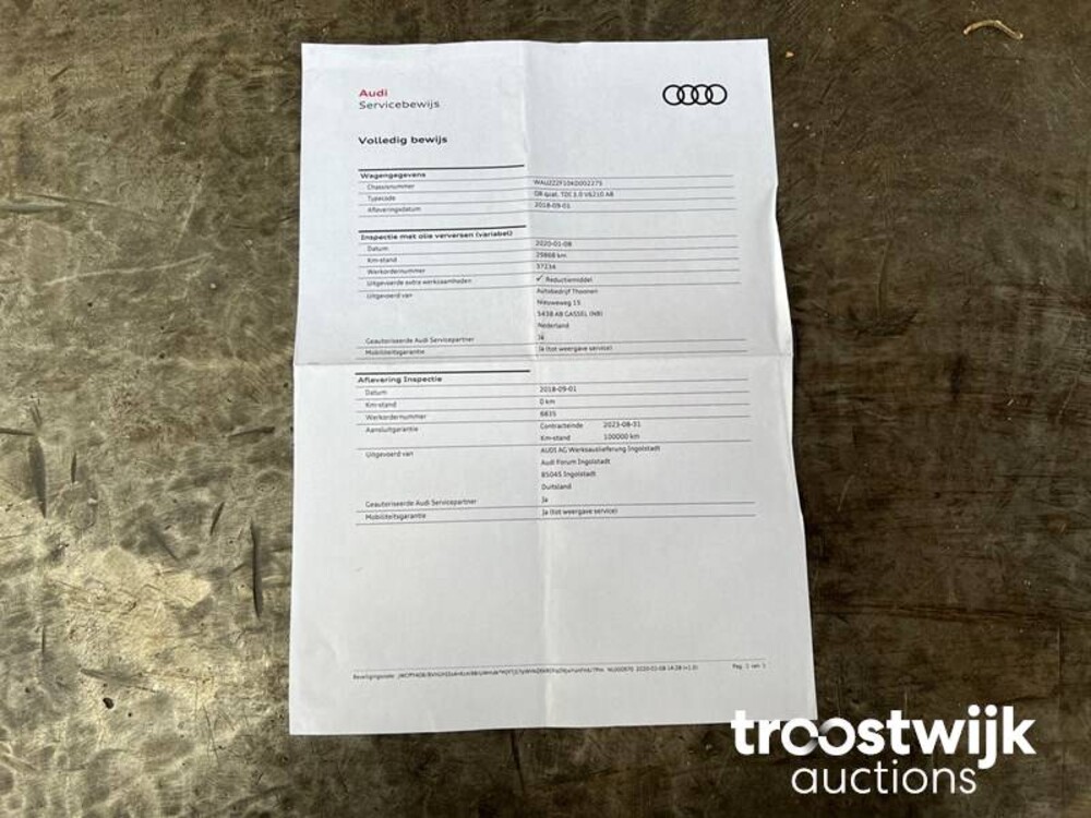 Audi Q8 S-Line 50 TDI  Quattro 286pk 2018, ZF-099-K