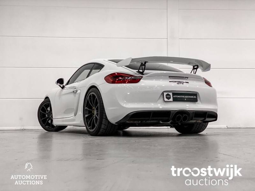 Porsche Cayman GT4 981 SportChrono 385pk 2016