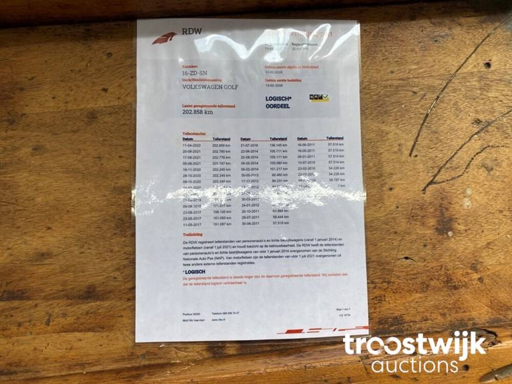 Volkswagen Golf 5 1.6 FSI  116hp 2008 -Orig. NL-, 16-ZD-SN