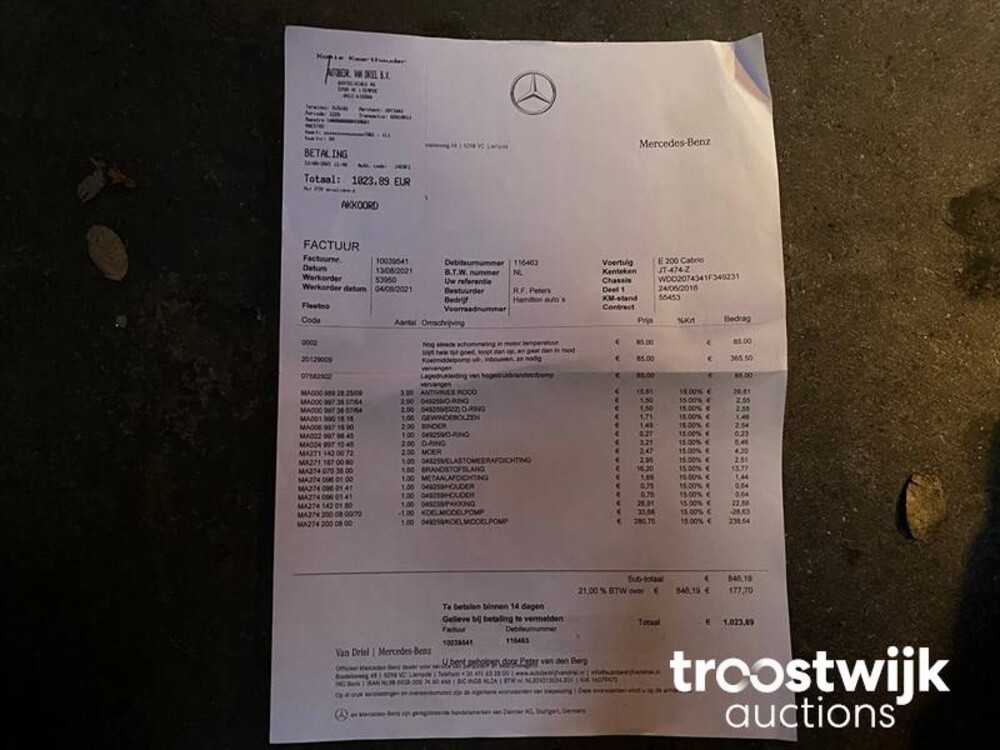 Mercedes-Benz E200 Ambition Sport Edition 184 PS 2016 Cabriolet E-Klasse, JT-474-Z 