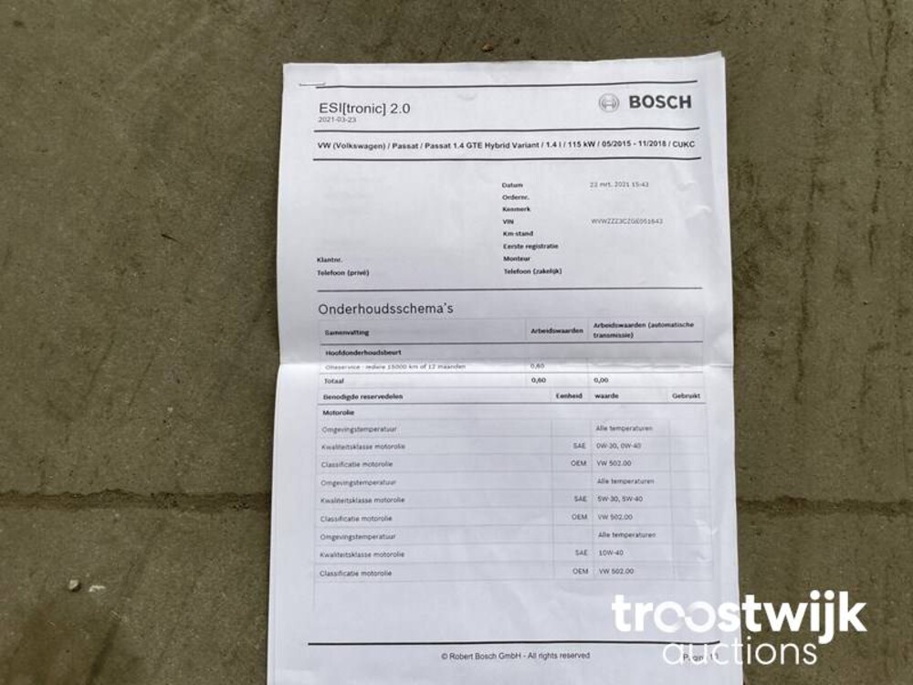 Volkswagen Passat TSI GTE Highline 1.4 156PS 2015-Orig.NL-,HB-712-V