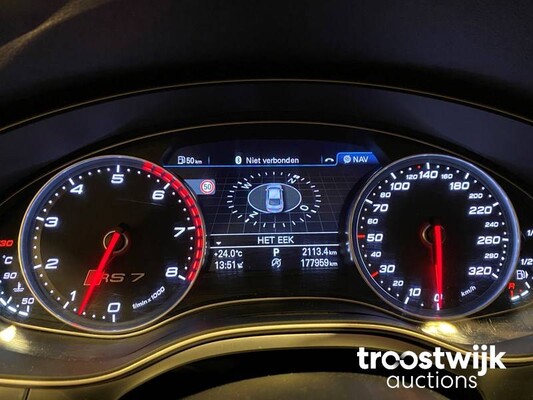Audi RS7 Sportback 4.0 TFSI Quattro Pro Line plus 750pk MTM Milltek 2013, 9-TVR-60