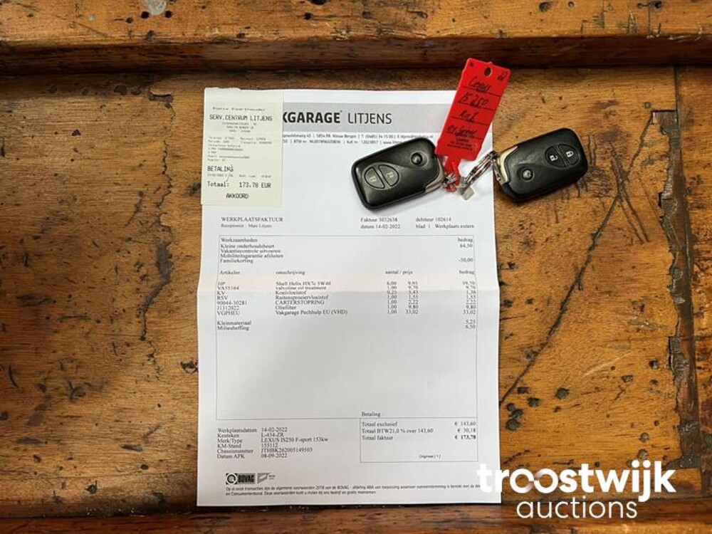 Lexus IS 250 F-Sport Line Limousine 208PS 2011, L-434-ZR