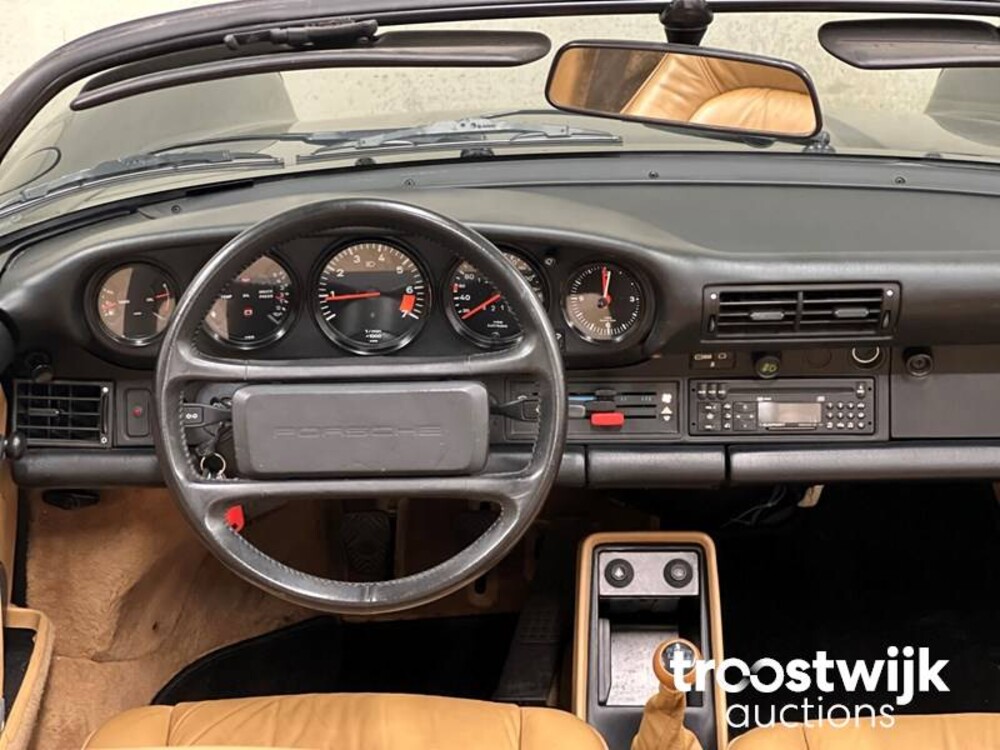 Porsche 911 930 Speedster 3.2 Matching Numbers 218hp 1989, HF-ZN-95