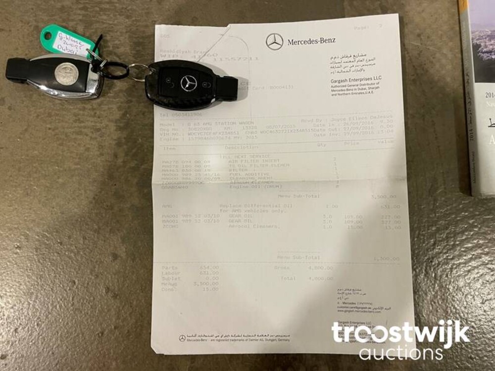 Mercedes-Benz G63 AMG 5.5 V8 BiTurbo 4x4 544hp 2015