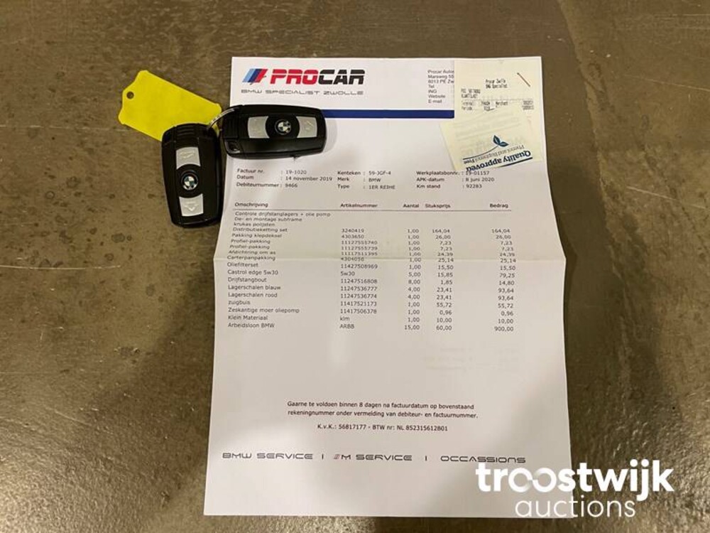 BMW 116i Corporate 122hp 2009 1-series, 59-JGF-4