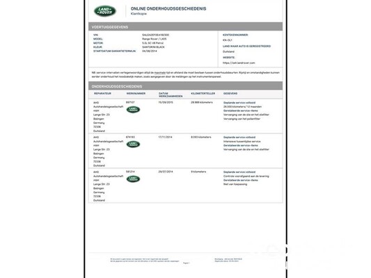 Land Rover Range Rover Sport 5.0 V8 Autobiography 510PS 2014