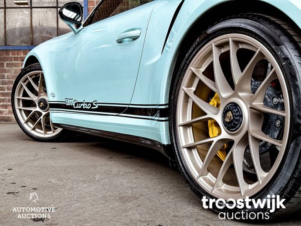 Porsche 911 Turbo S 3.8 TECHART 991.2 Facelift Carbon 581PS 2018 -Orig. EN- Cabriolet, RL-080-H