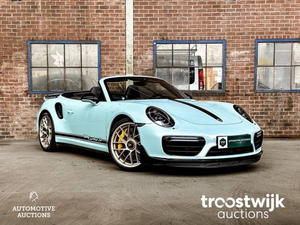 Porsche 911 Turbo S 3.8 TECHART 991.2 Facelift Carbon 581PS 2018 -Orig. EN- Cabriolet, RL-080-H
