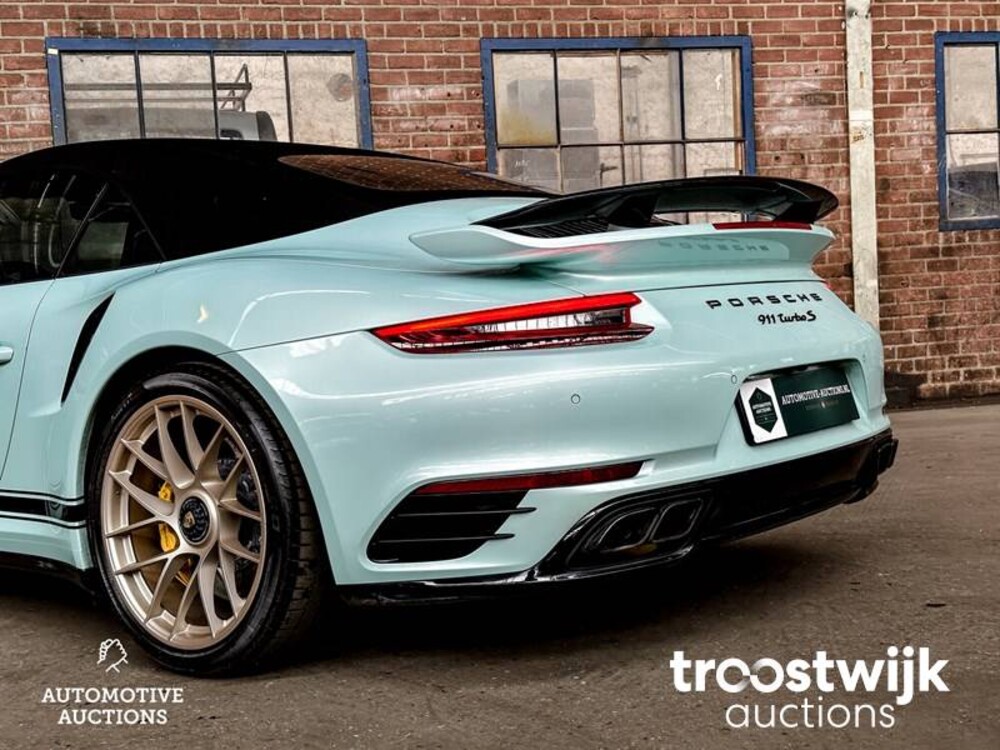 Porsche 911 Turbo S 3.8 TECHART 991.2 Facelift Carbon 581PS 2018 -Orig. EN- Cabriolet, RL-080-H