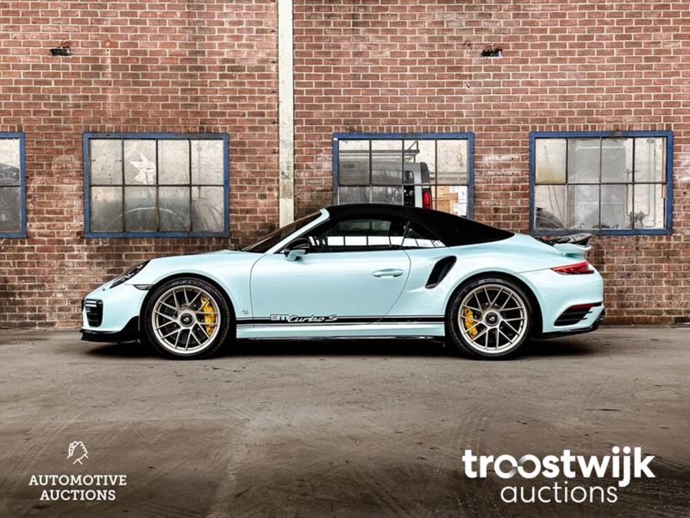 Porsche 911 Turbo S 3.8 TECHART 991.2 Facelift Carbon 581PS 2018 -Orig. EN- Cabriolet, RL-080-H