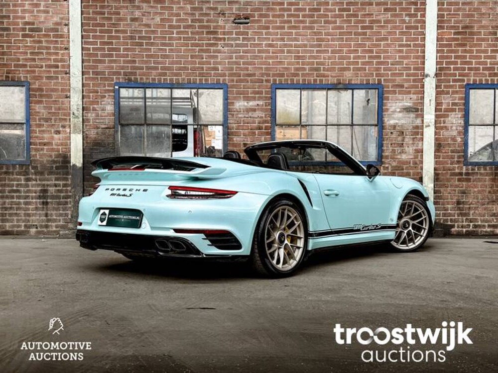Porsche 911 Turbo S 3.8 TECHART 991.2 Facelift Carbon 581PS 2018 -Orig. EN- Cabriolet, RL-080-H